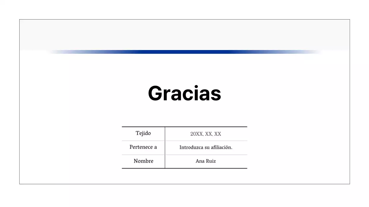 Informe básico imprimible en azul marino y gris