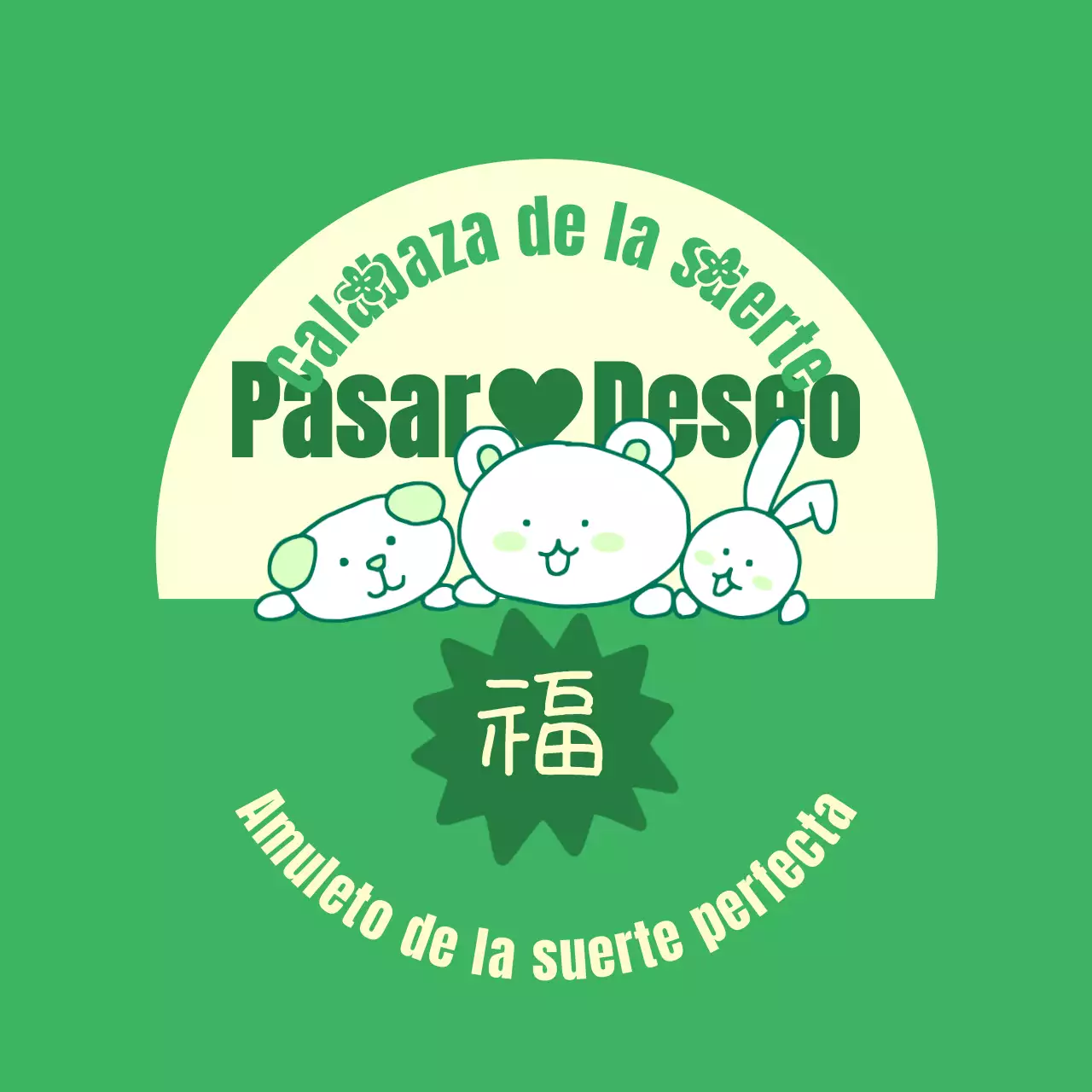 Un bonito concepto de amuleto de clase B para animar al éxito en la selectividad