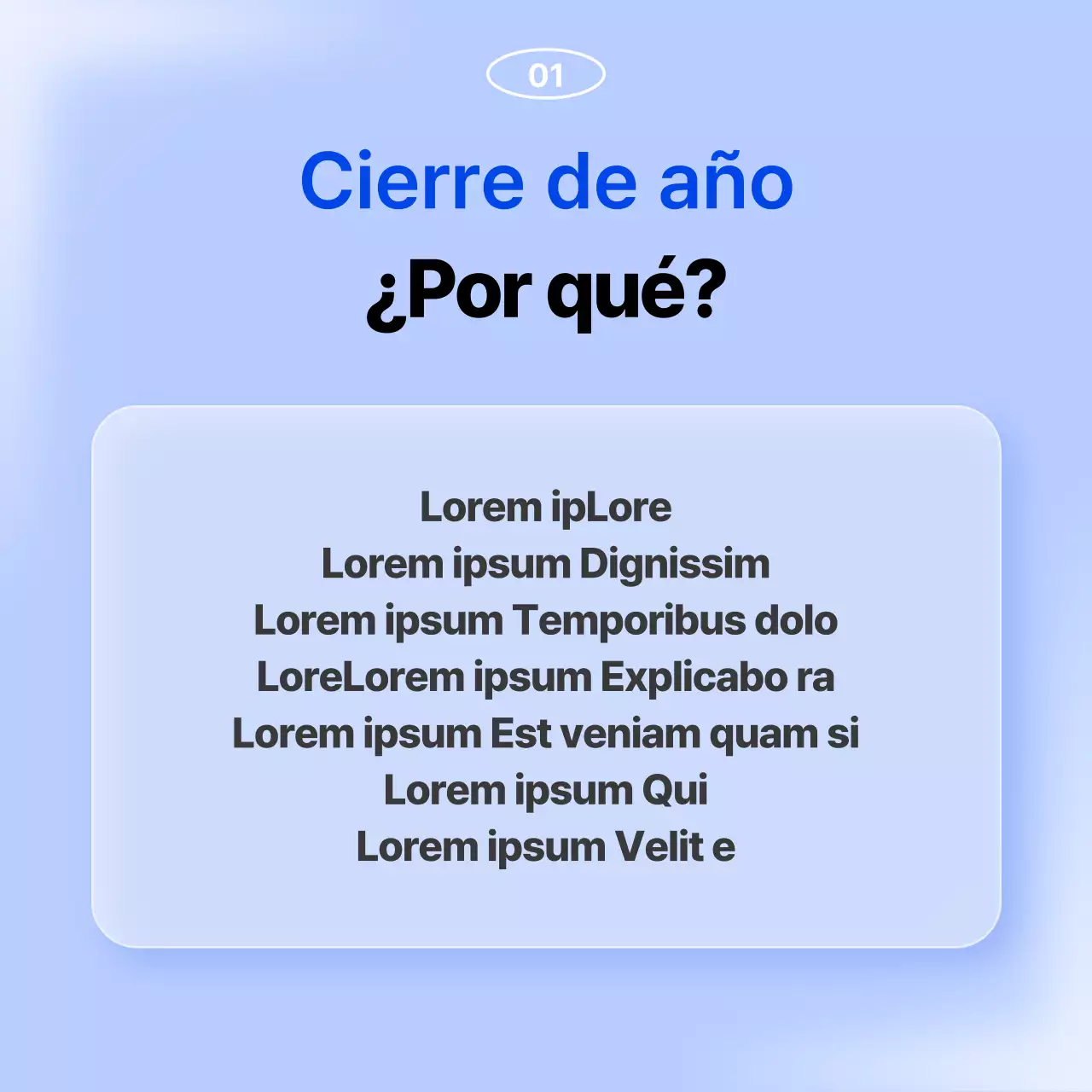 Promueva la limpieza de fin de año en azul y azul claro.