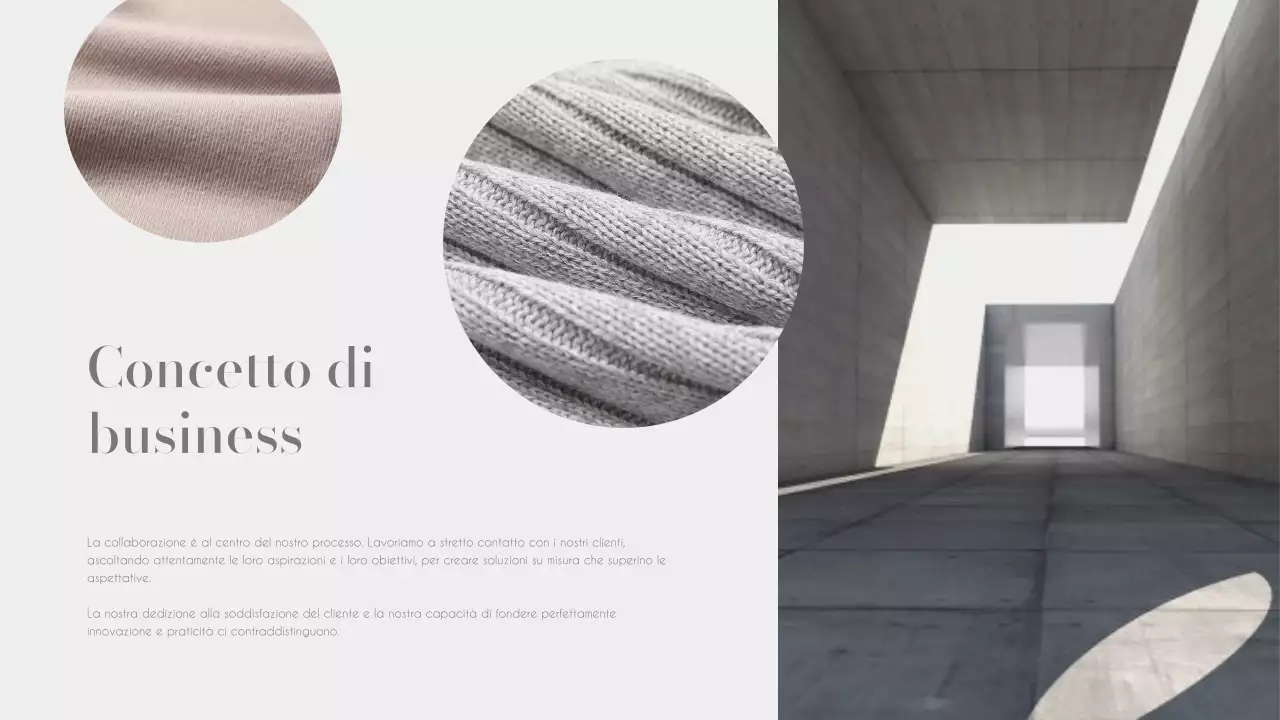 Eleganti relazioni aziendali in bianco e nero