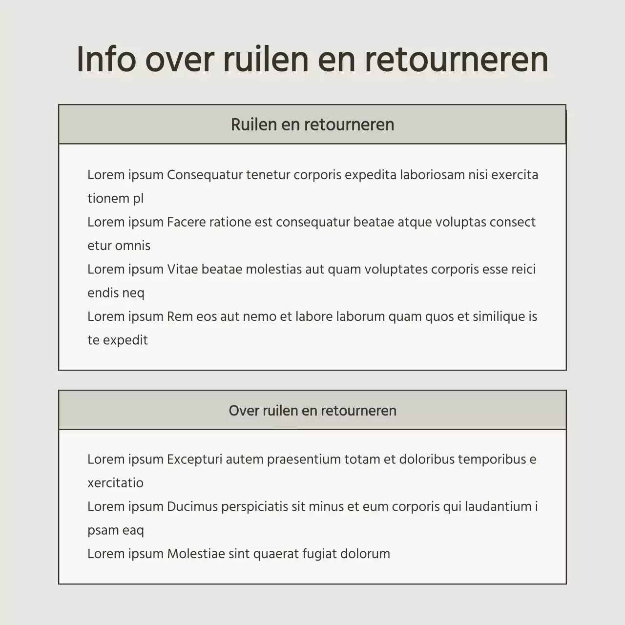 Eenvoudige ondergoedadvertentie in wit en chartreuse