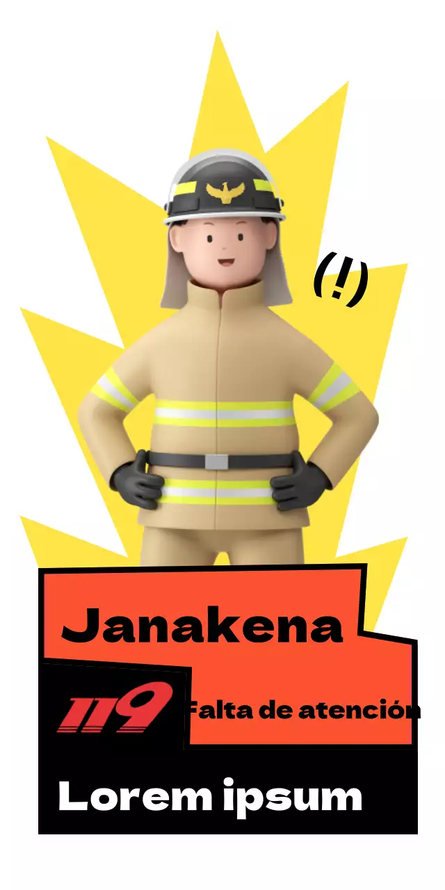 Los bomberos destacan el peligro en naranja