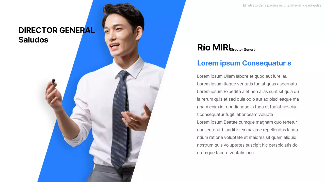 Una introducción a un arco iris de felicitaciones modernas para directores generales