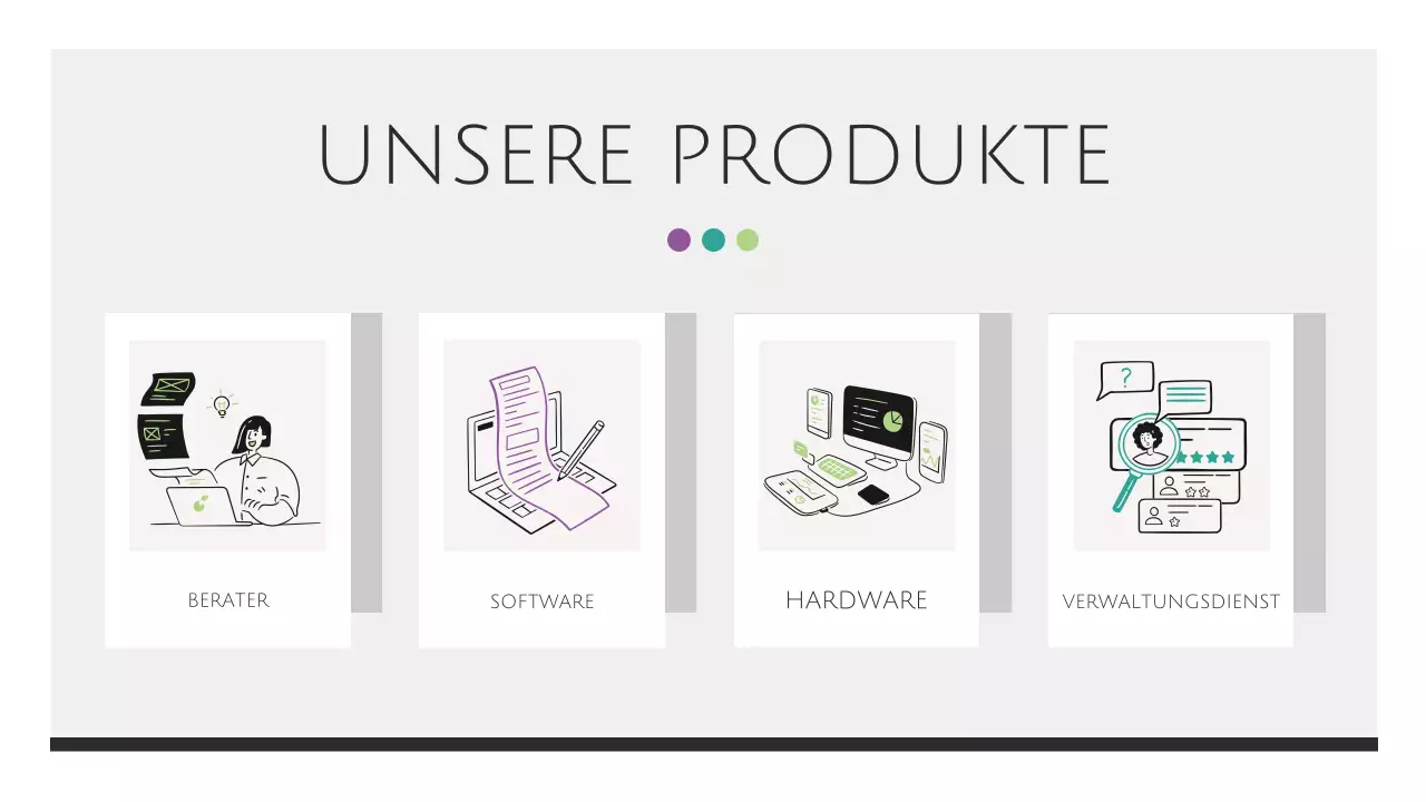 Elegante Geschäftsberichte in Schwarz und Weiß