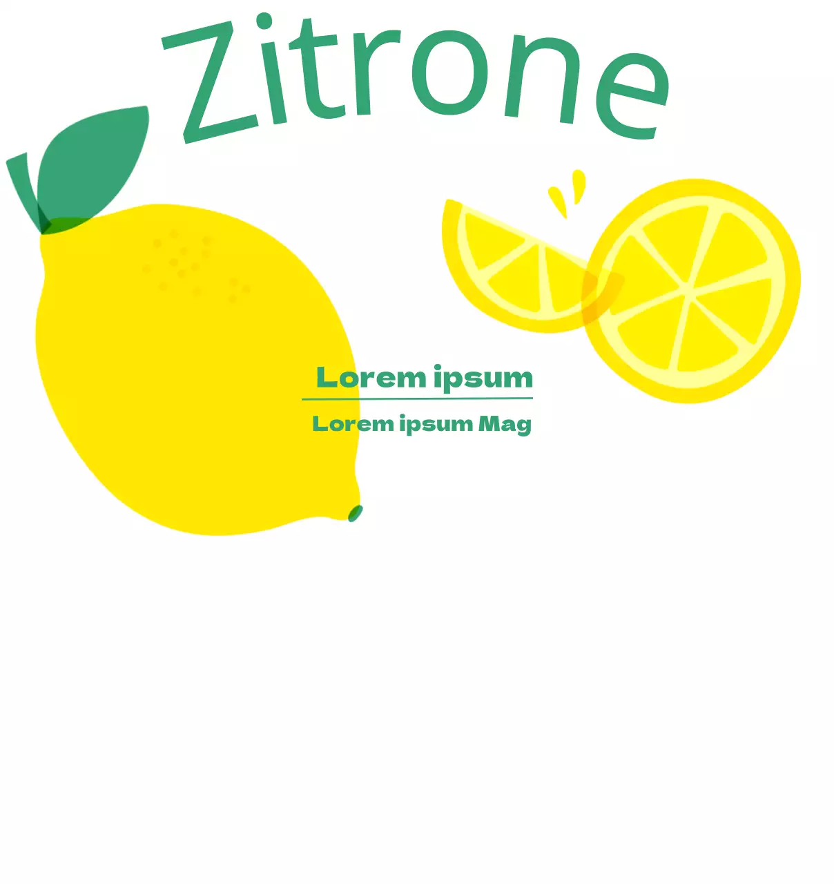 Illustration von Trockenfrüchten in Primärfarben