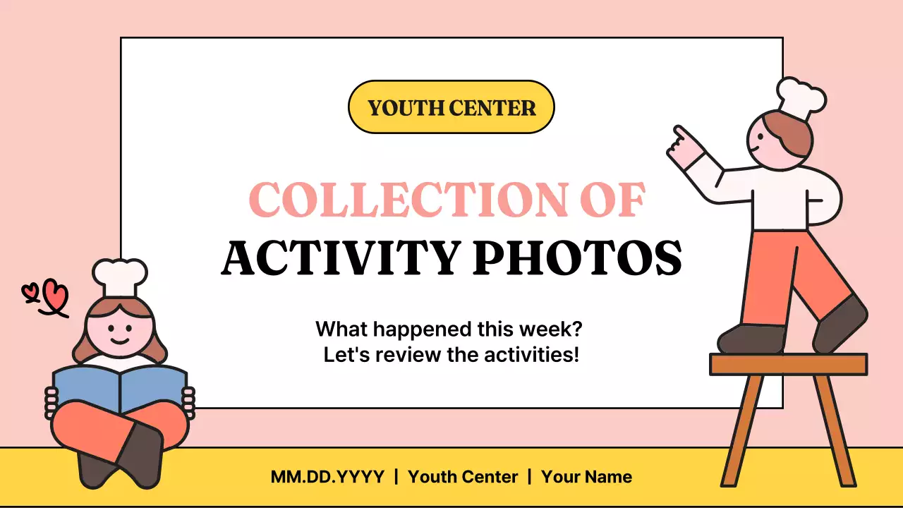 Pink Modern Activity Guide Presentation