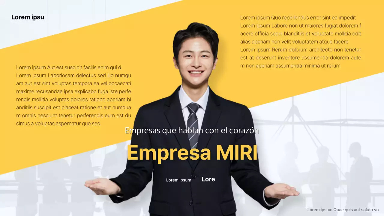 Una introducción a un arco iris de felicitaciones modernas para directores generales