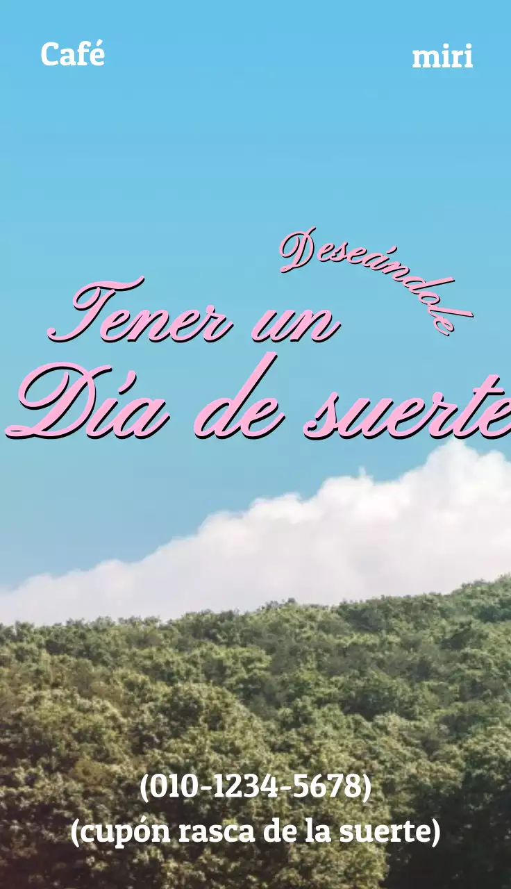 Imagen emotiva con escritura cursiva rosa sobre fondo natural