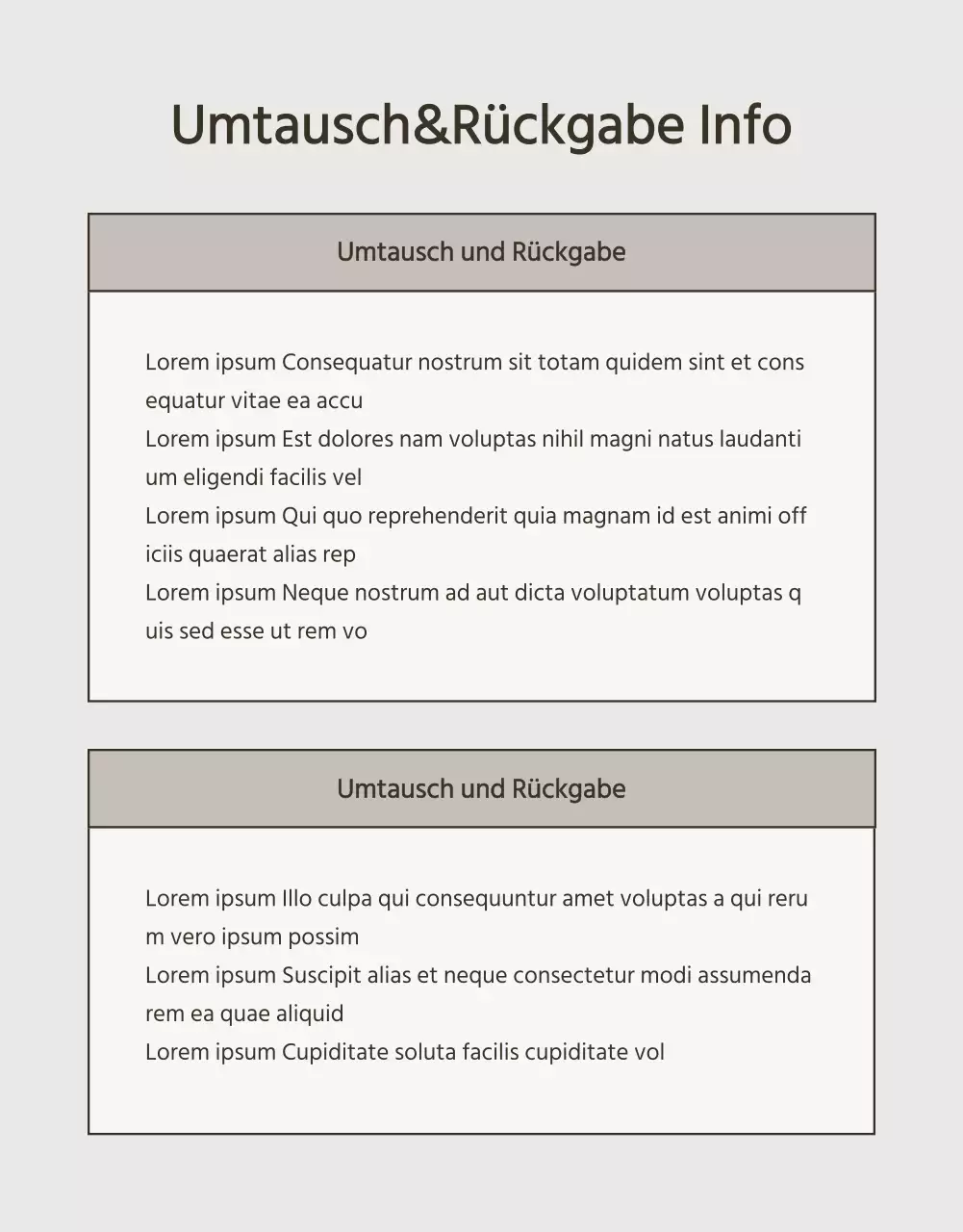 Moderne Winterstrickanzeige in Beige und Braun