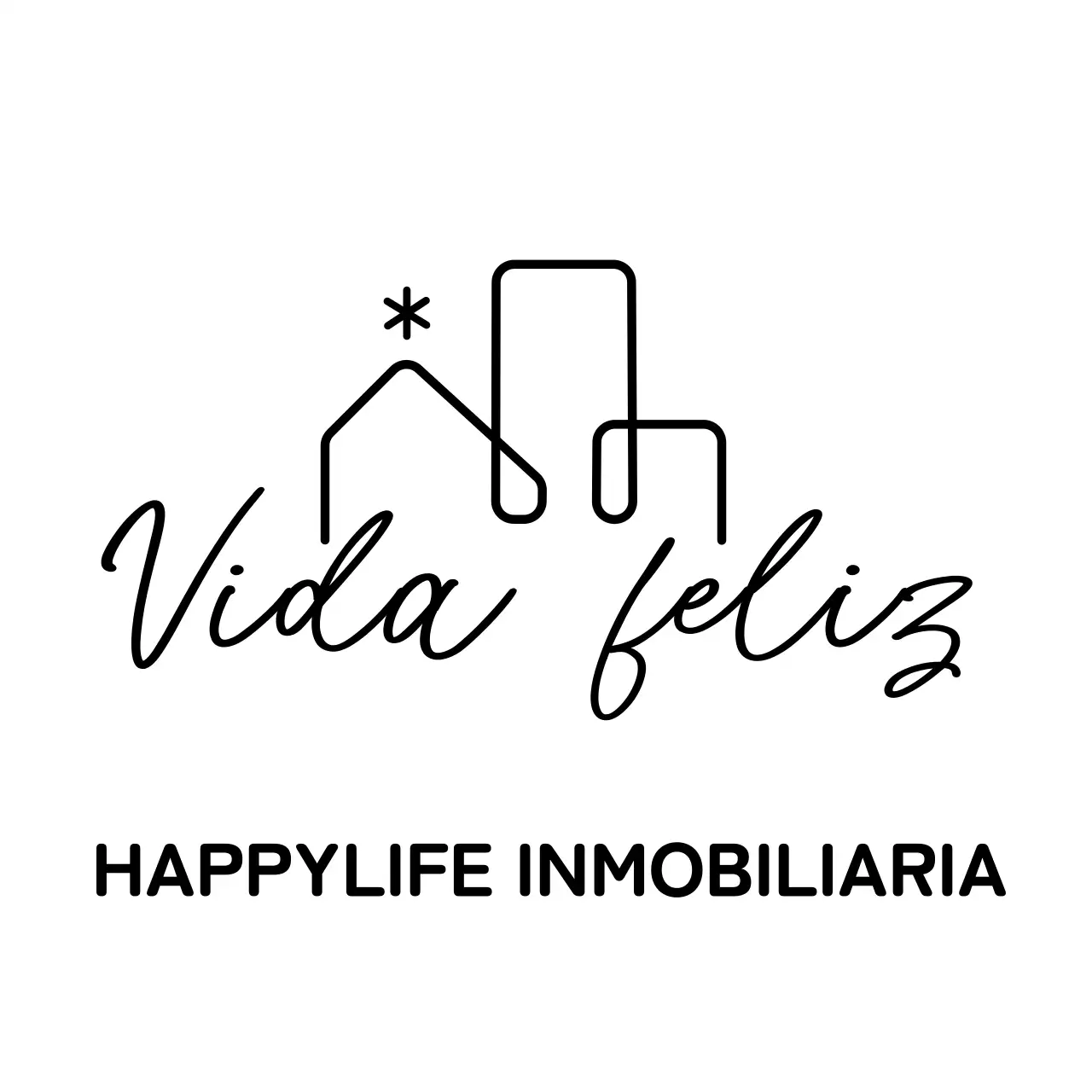 Concepto simple inmobiliario con ilustraciones de tirolinas