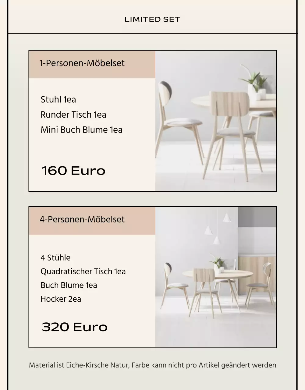 Basic-Style in Schwarz und Beige Markenzeichen des Handels