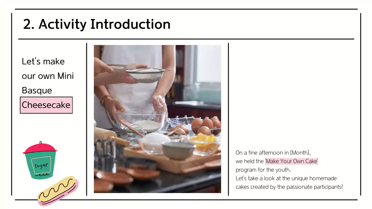 Pink Minimal Baking Guide Presentation