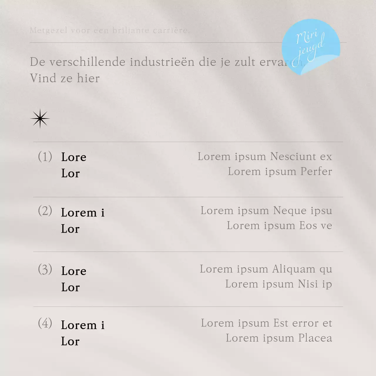 Bevorder moderne werving van gemeenschappen in lichtblauw en grijs