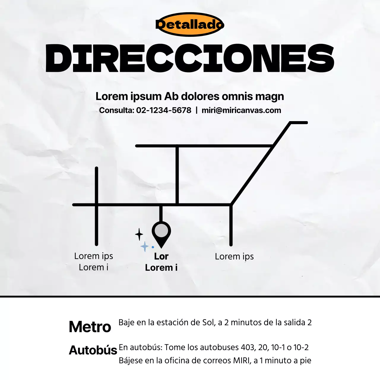 Anuncio minimalista de reclutamiento de un club de fútbol en negro y naranja