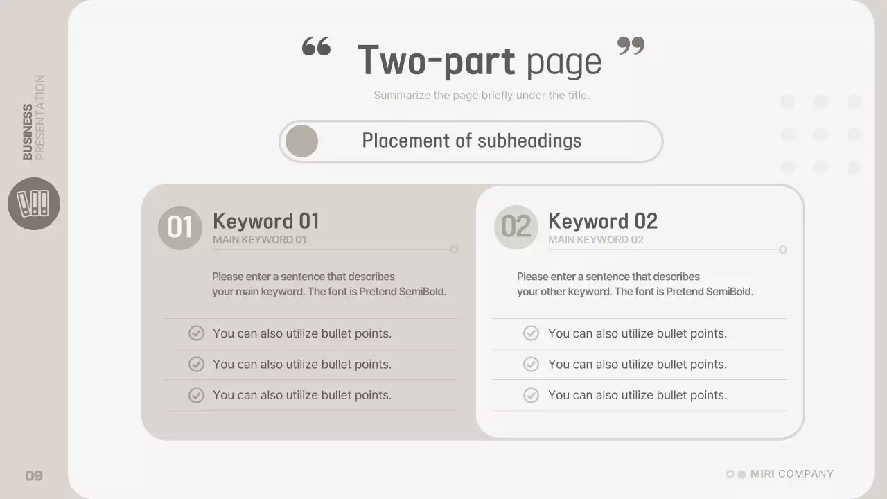 Beige Professional Template Presentation