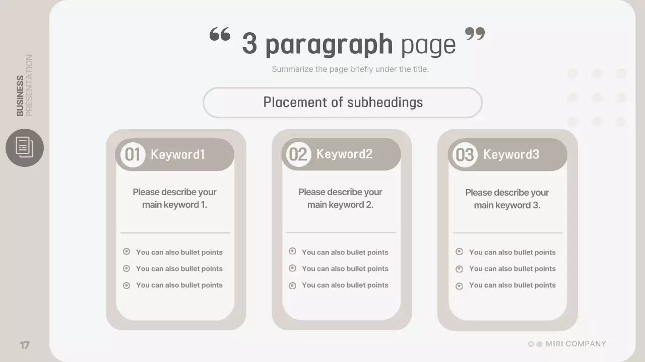 Beige Professional Template Presentation