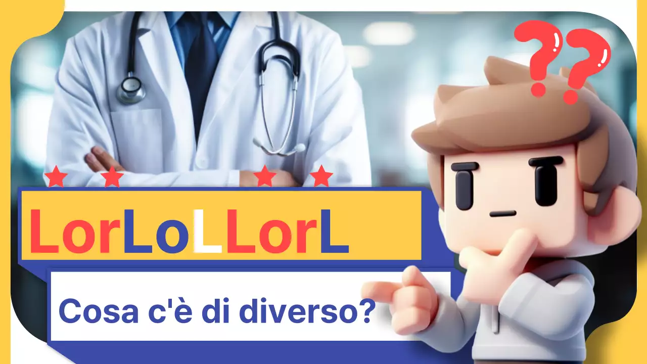 Sul tipo di medico in stile pop art con accenti gialli