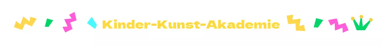 Kids Academy-Waren mit bunten geometrischen Formen