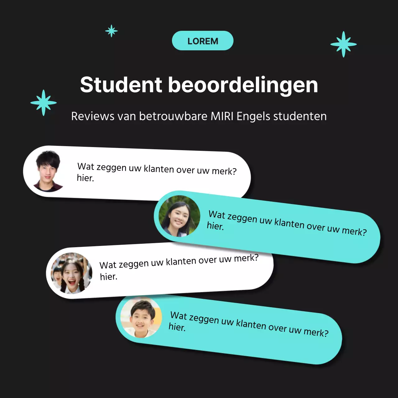 Een eenvoudige zwart met lichtblauwe nieuwsbrief