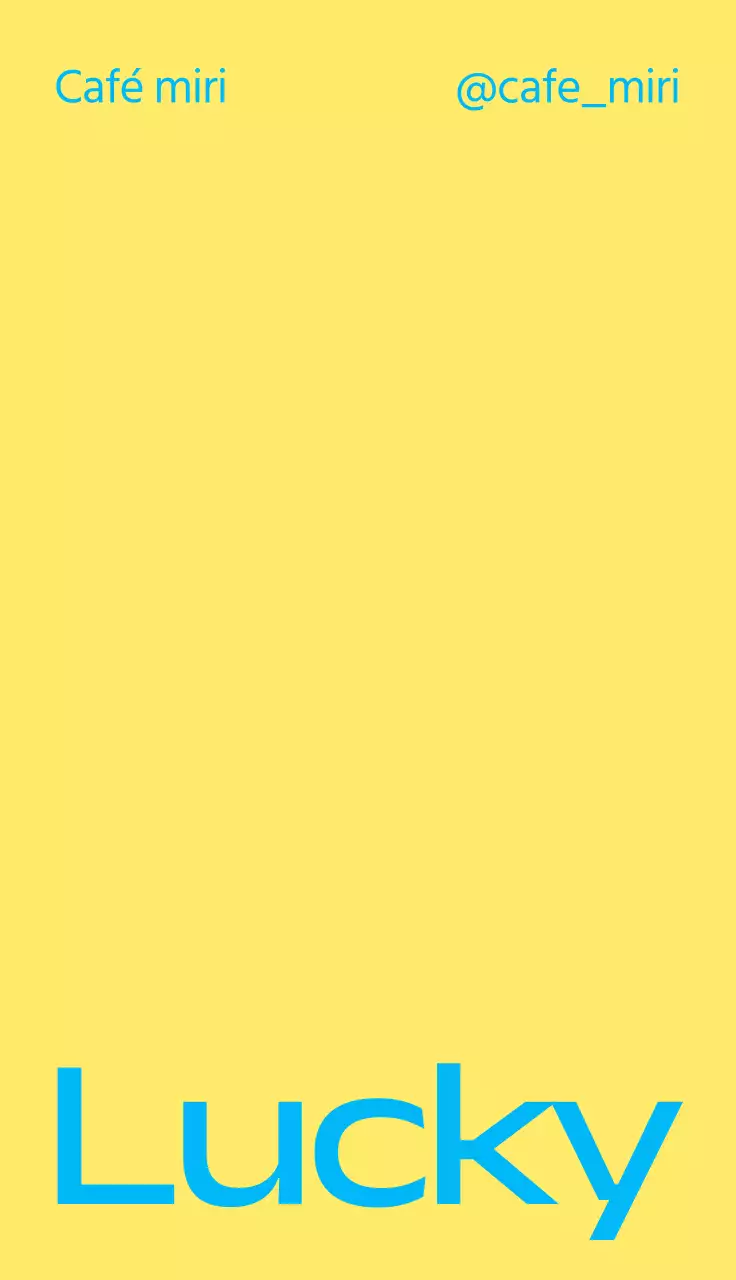 Een gelukkige gebeurtenis met een geel-blauw complementair kleurenschema