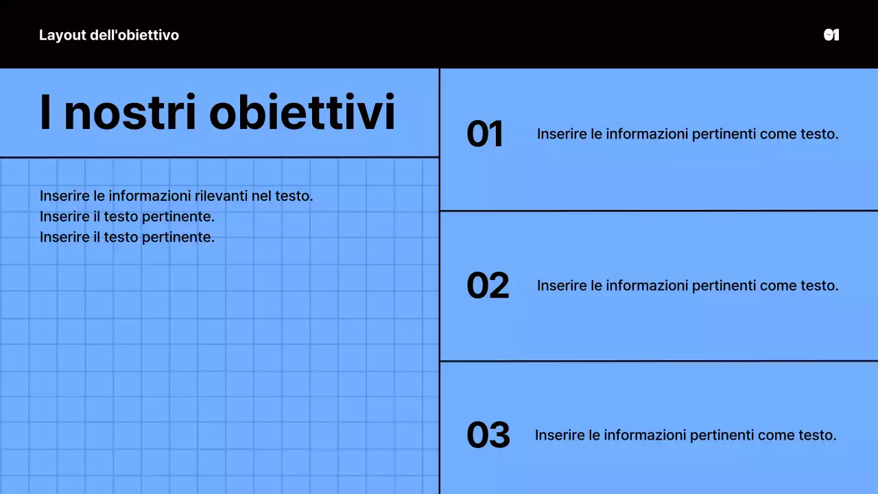 Materiale per riunioni kitsch in blu