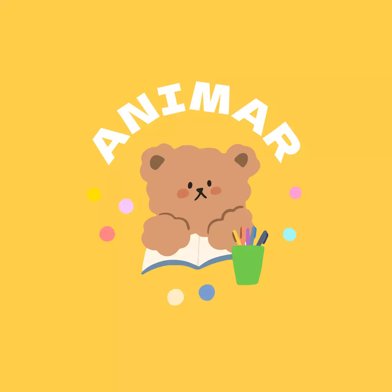 Uma escola concetual gira aplaudida por ursos de peluche
