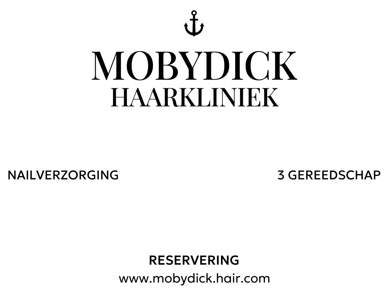 Een strak, overzichtelijk ontwerp met ankerpictogrammen en typografie