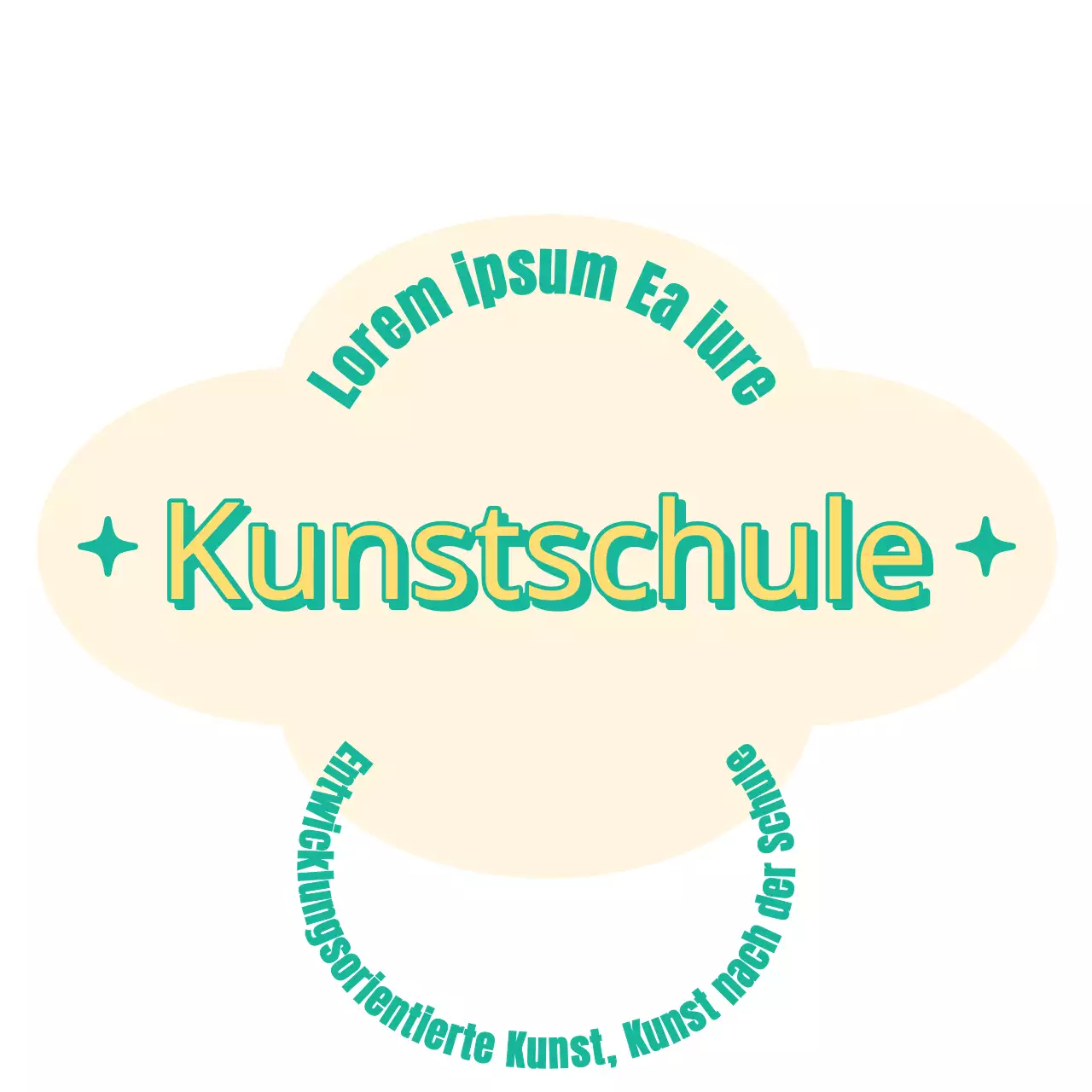 Kunstgrundschule in Gelb