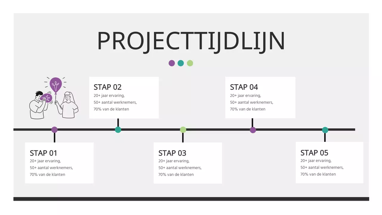 Elegant zakelijk rapportmateriaal in zwart-wit