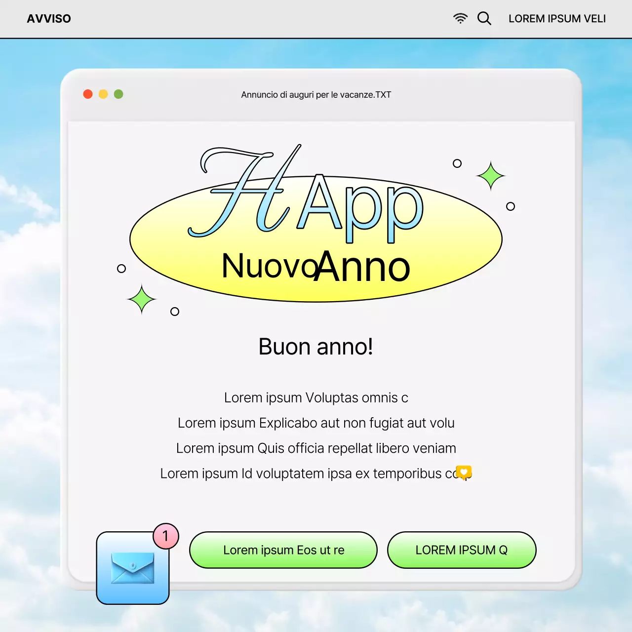 Annunci HR di un anno in tendenza in chartreuse e light blue