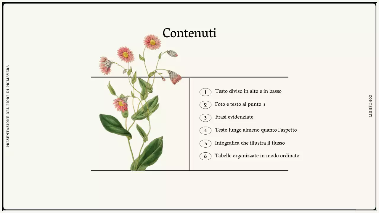 Proposta di fiori primaverili vintage in design avorio