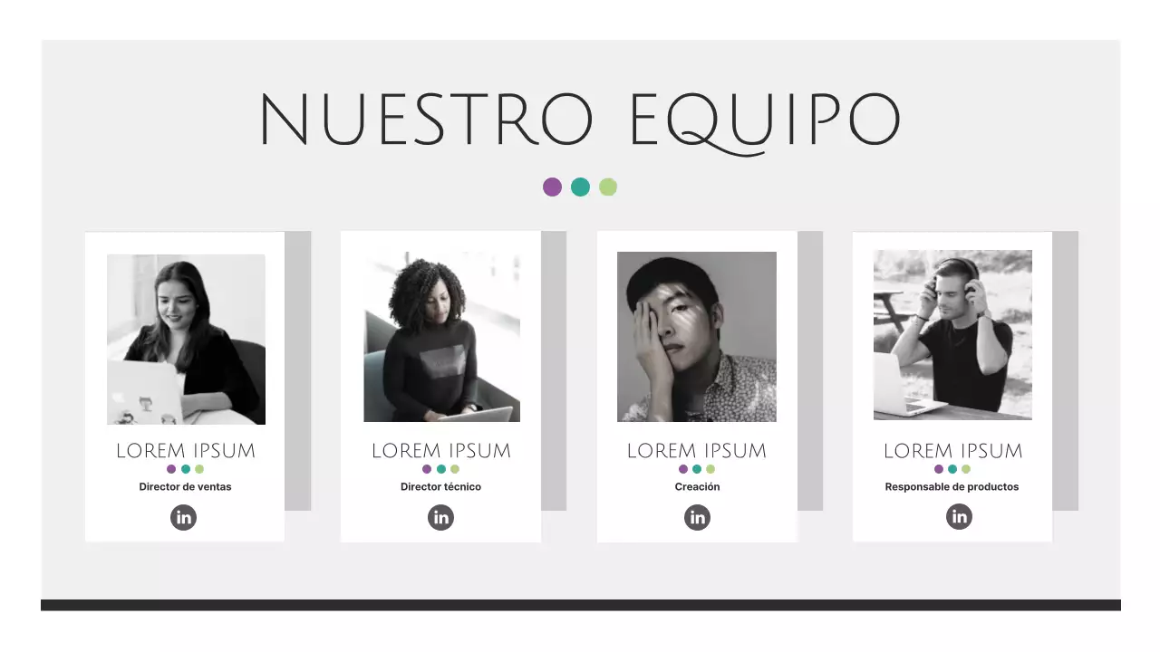 Elegante material para informes de empresa en blanco y negro