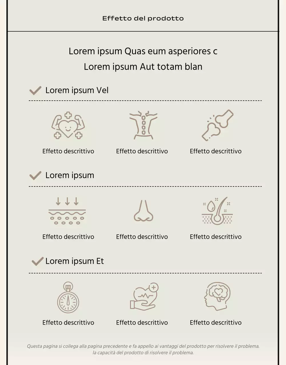 Stile essenziale in nero e beige Marchio commerciale