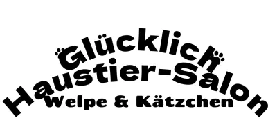 Niedliche Typografie Tierpflegesalon