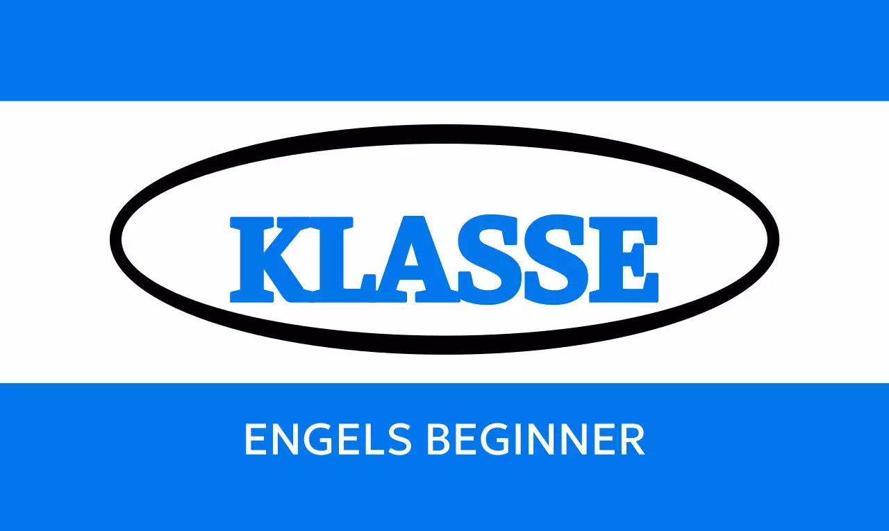 Strak ontwerp met een blauwe achtergrond en een cirkel in het midden