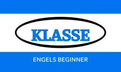 Strak ontwerp met een blauwe achtergrond en een cirkel in het midden