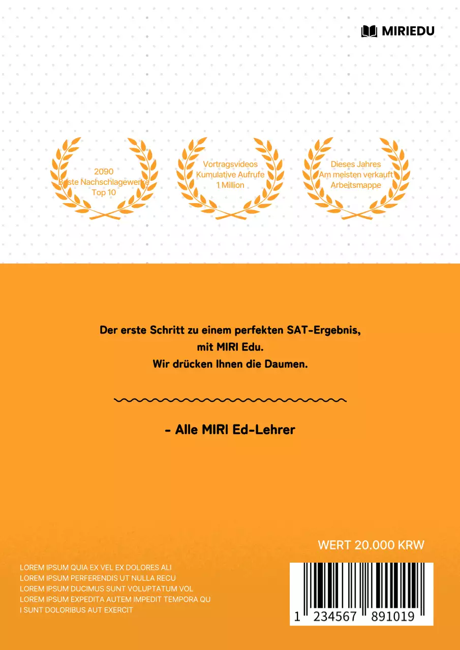 Ein Knall in Orange und Schwarz-Weiß im Fragebogen für die Sekundarstufe II