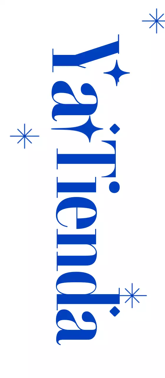 Salón de manicura azul brillante