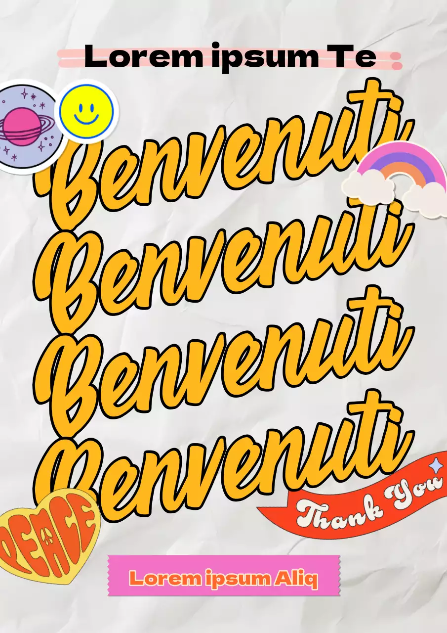 Promozione kitsch dei ricoveri in bianco e giallo