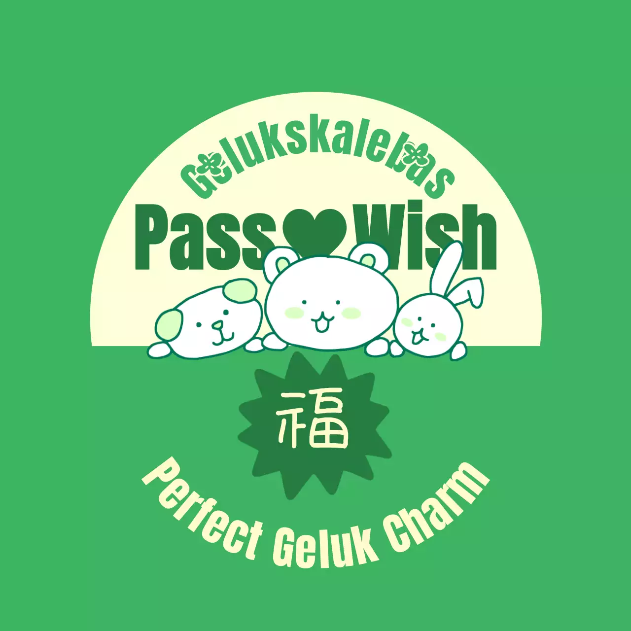 Een schattig B-klasse amulet voor SAT cheerleading voor succes