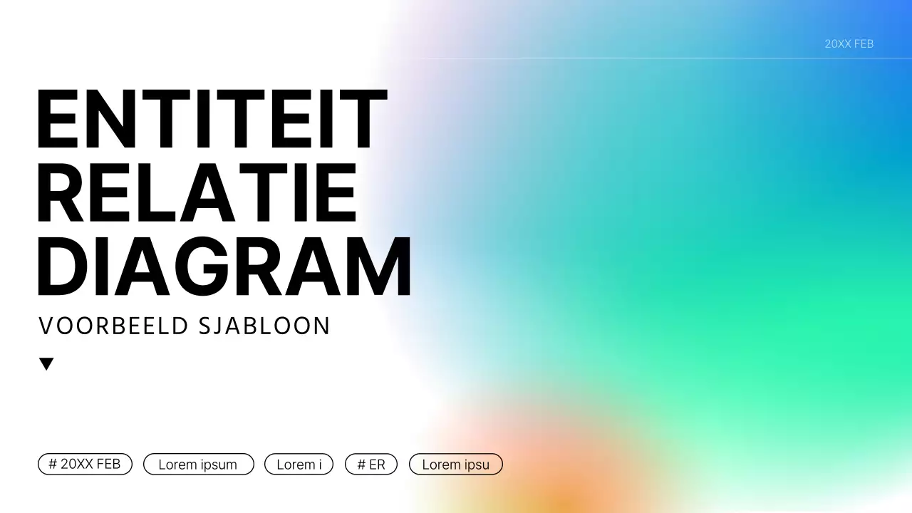 Een modern ontwikkelingsdiagramrapport in wit en blauw