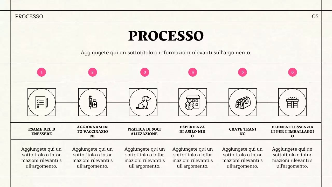 Materiale aziendale semplice a tema giornale in nero e rosa