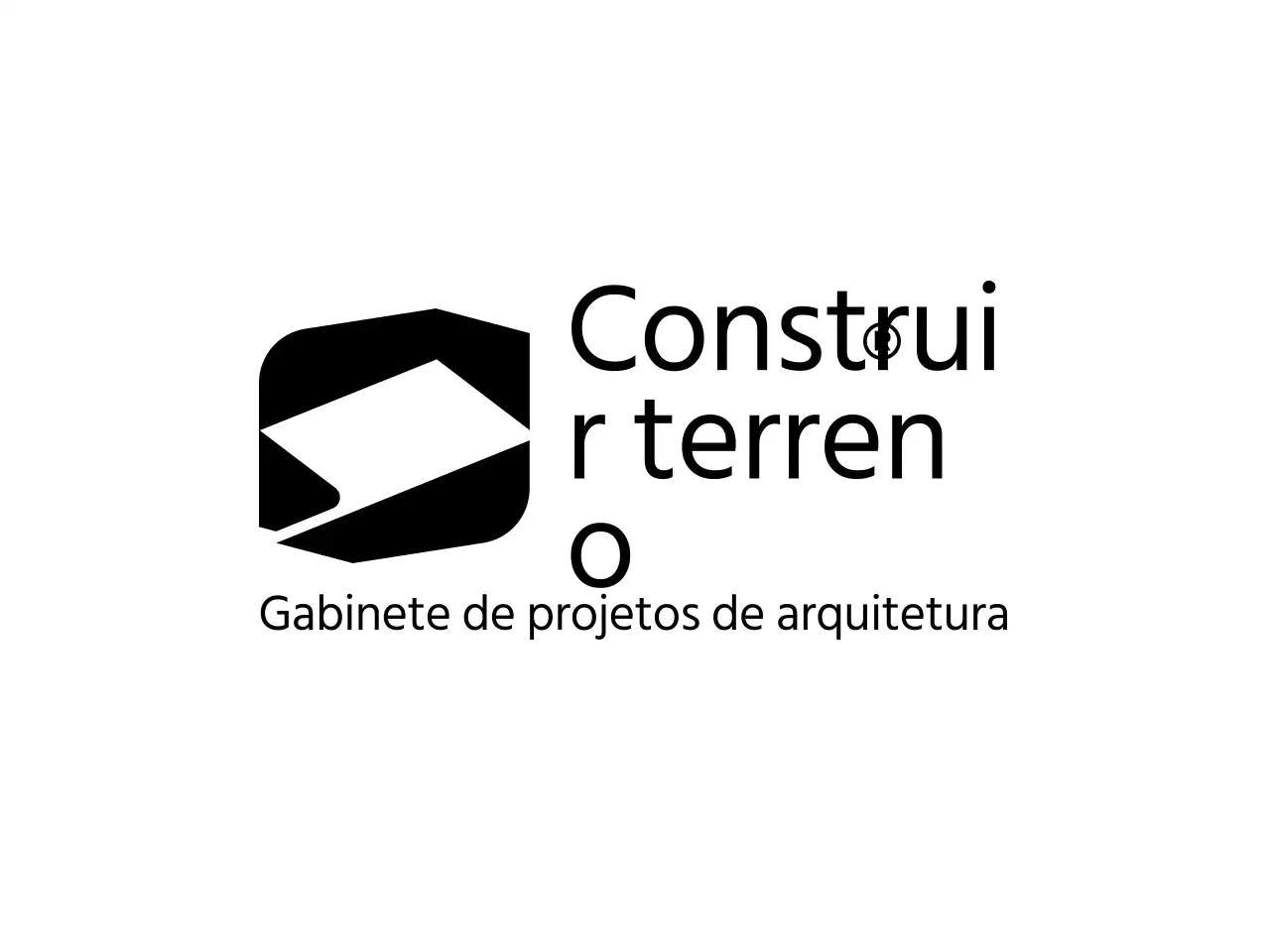 Layout comercial com um logótipo empresarial simples