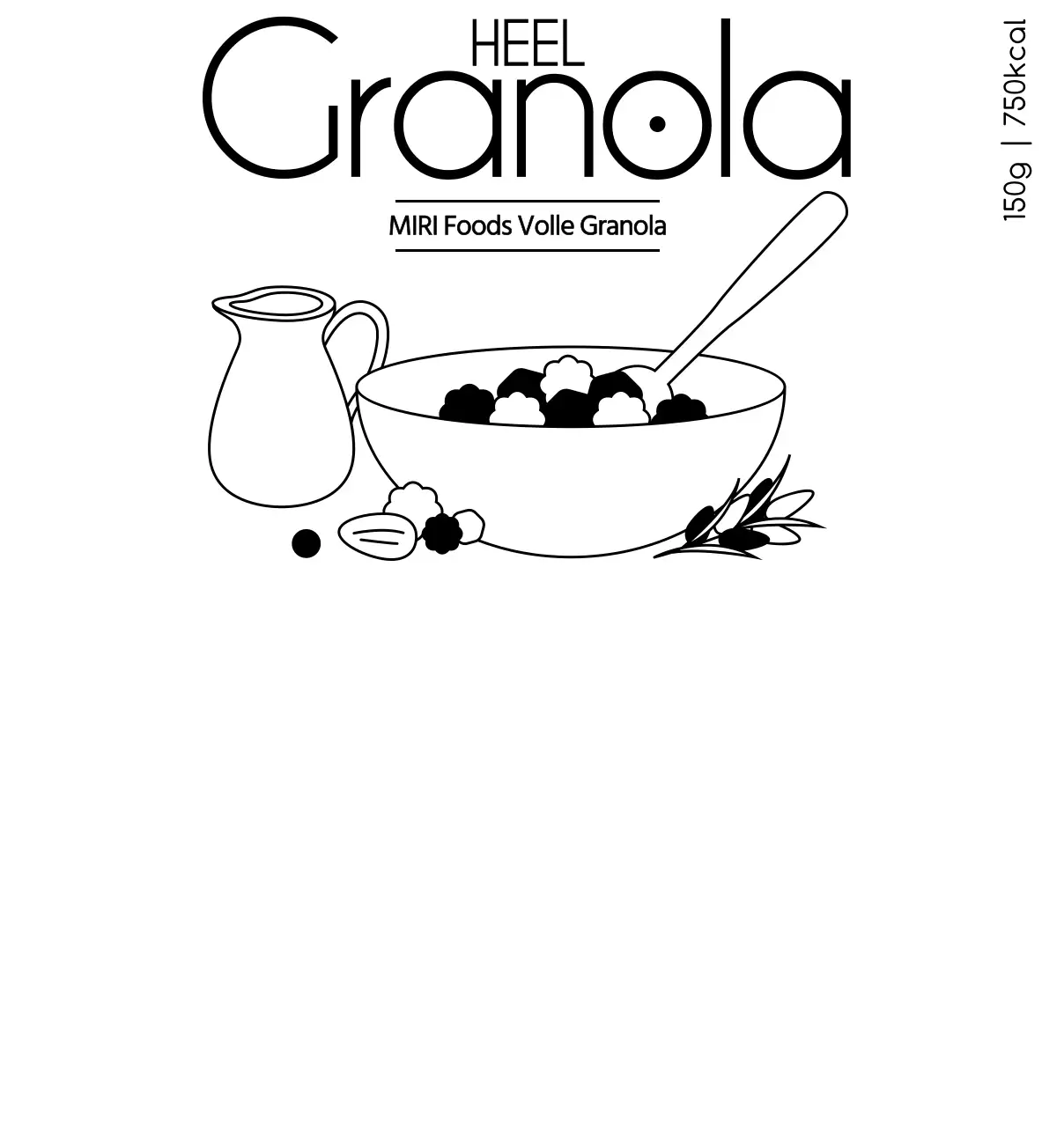 Graanillustratie met eenvoudige lijnen