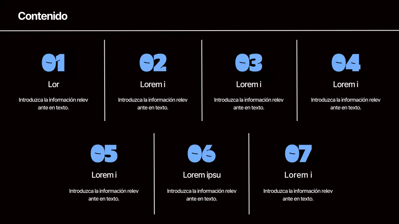 Material de reunión kitsch en azul