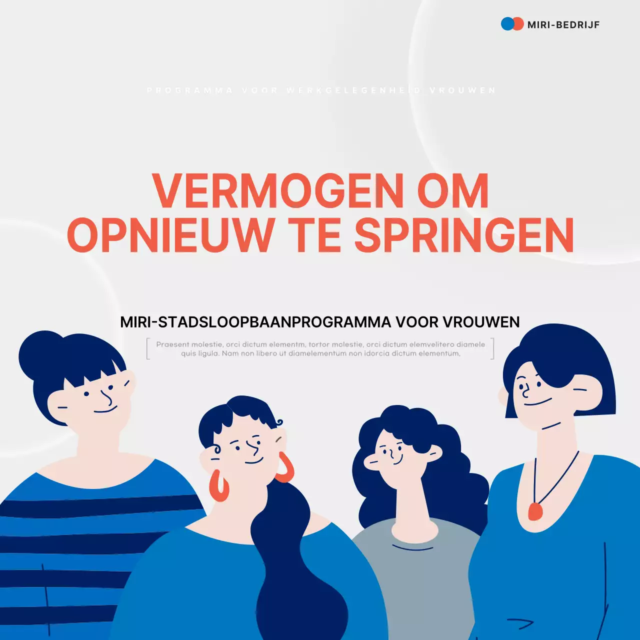 Over het rood-blauwe programma ter ondersteuning van de loopbaanontwikkeling van vrouwen