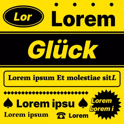 Ein Retro-Schulmotto in Gelb und Schwarz @schoolmarms