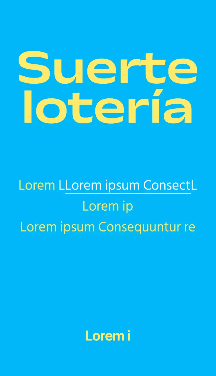 Un acontecimiento afortunado con una combinación de colores complementarios amarillo-azul