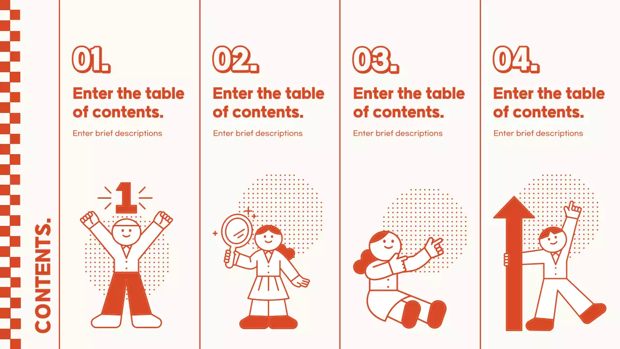 오렌지 심플 템플릿 프레젠테이션