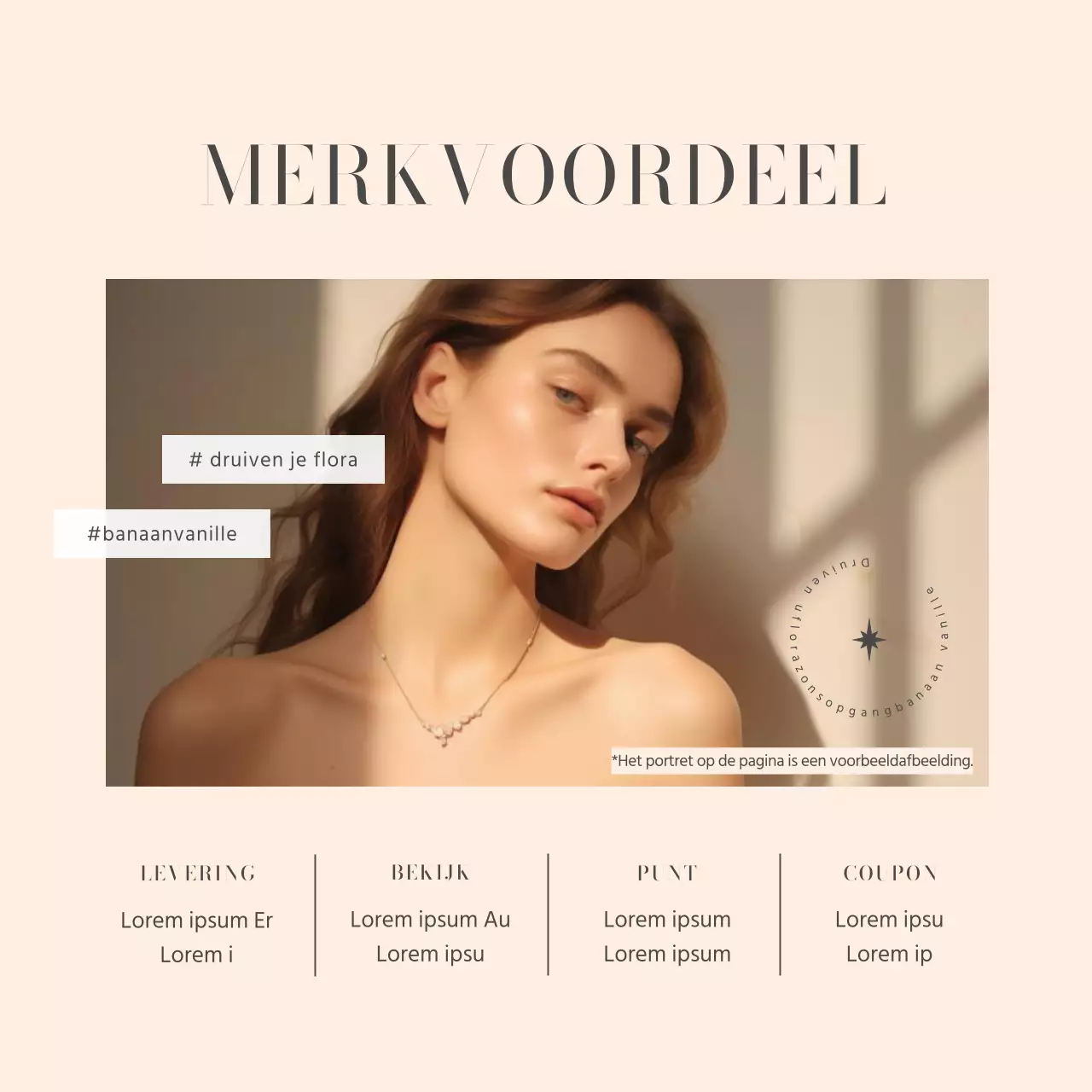 Ivory's minimalistische sieradenmerk promoten